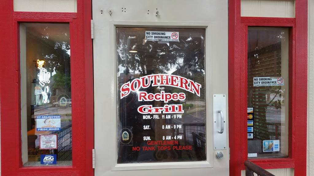 Southern Recipes Grill | restaurant | 2715 N Collins St, Arlington, TX 76006, USA | 8174699878 OR +1 817-469-9878