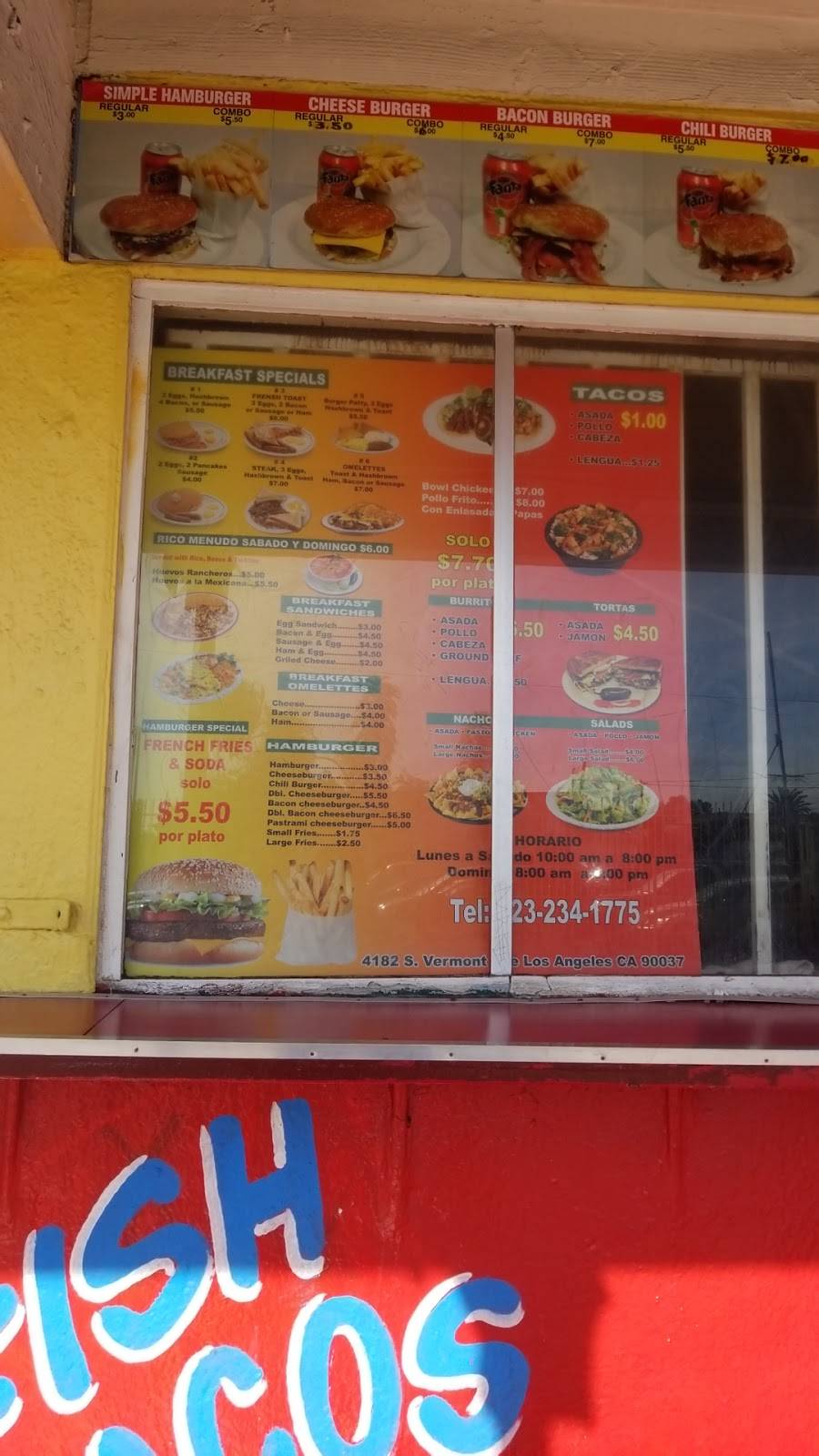 Toms Burgers | restaurant | 4182 S Vermont Ave, Los Angeles, CA 90037, USA | 3232341775 OR +1 323-234-1775