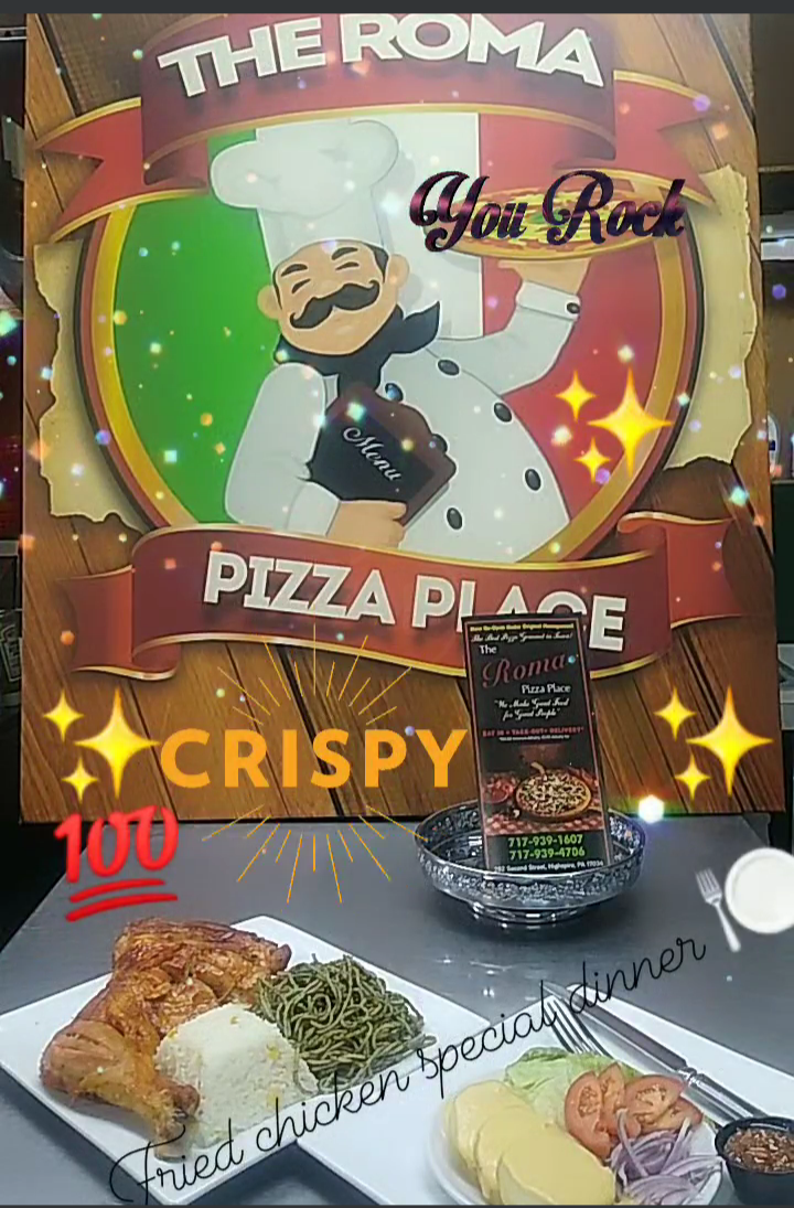THE ROMA PIZZA PLACE | restaurant | 282 2nd St #3, Highspire, PA 17034, USA | 7179394706 OR +1 717-939-4706