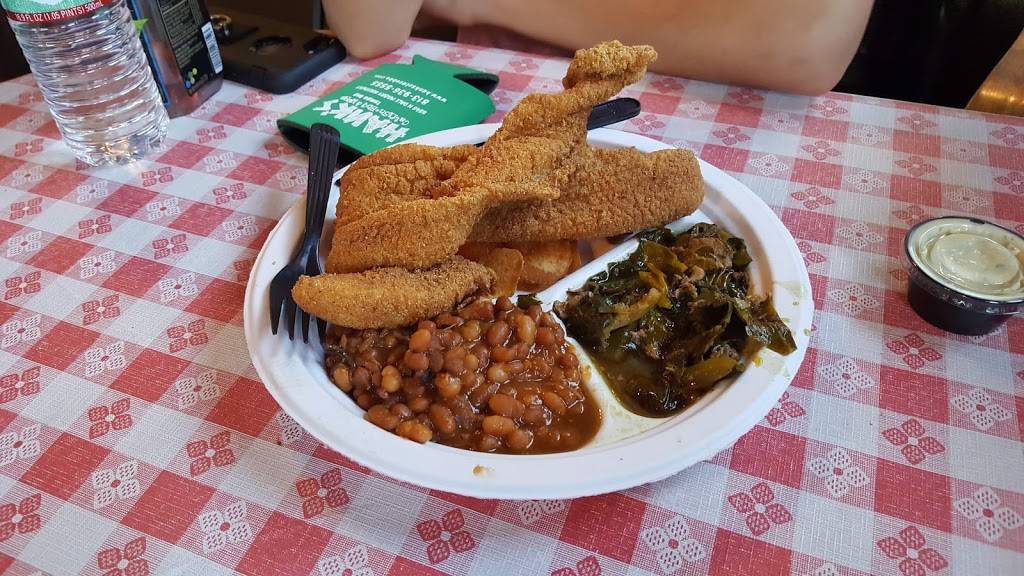 Hanks Catfish & BBQ | restaurant | 8546 N Dale Mabry Hwy, Tampa, FL 33614, USA | 8139365555 OR +1 813-936-5555