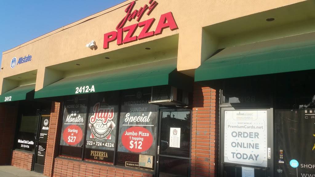 Jays Pizza | restaurant | 2412 Garfield Ave S, Monterey Park, CA 91754, USA | 3237244324 OR +1 323-724-4324