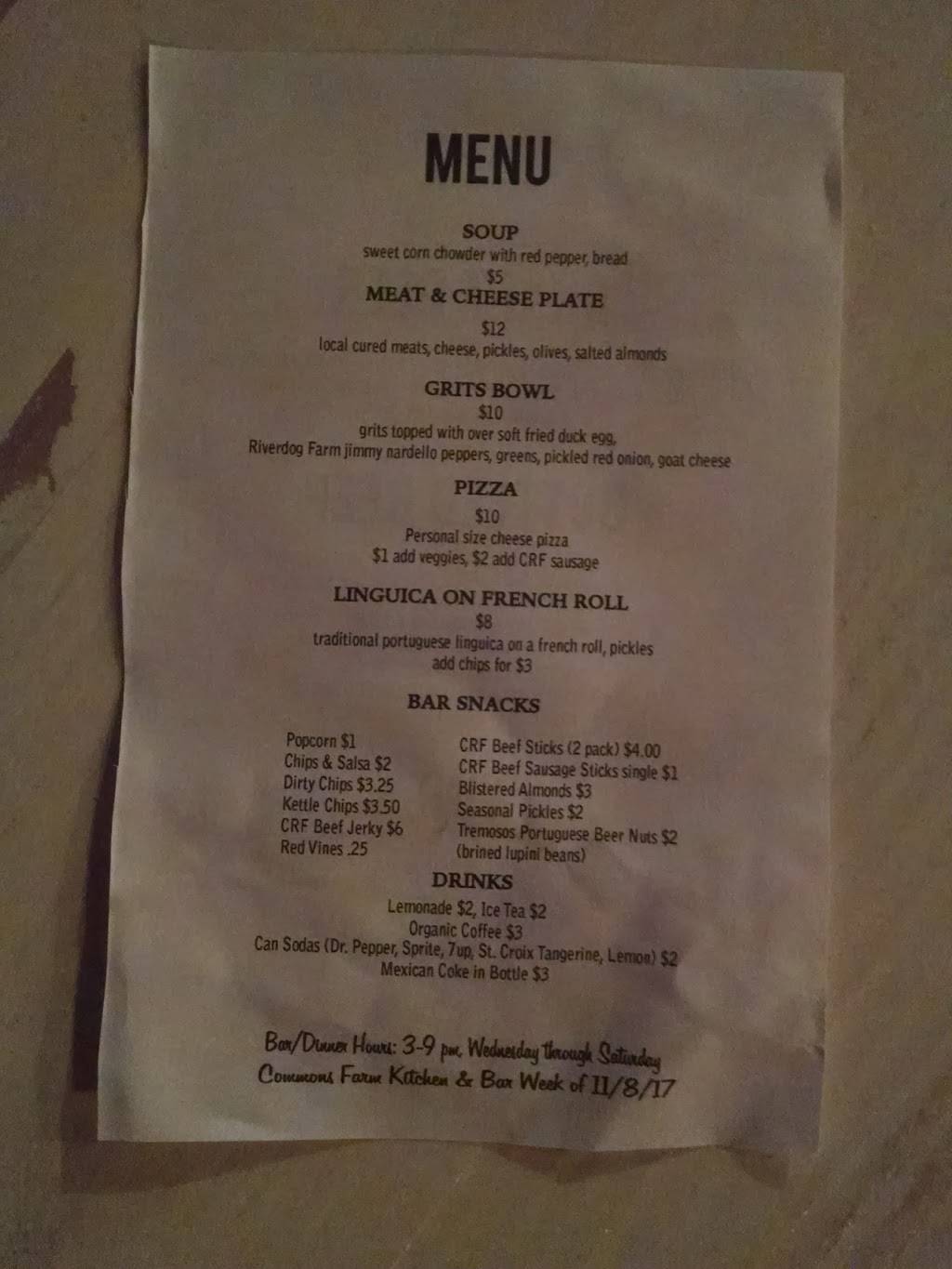 The Commons Farm Kitchen & Bar | restaurant | 7624 CA-16, Guinda, CA 95637, USA | 5307960758 OR +1 530-796-0758