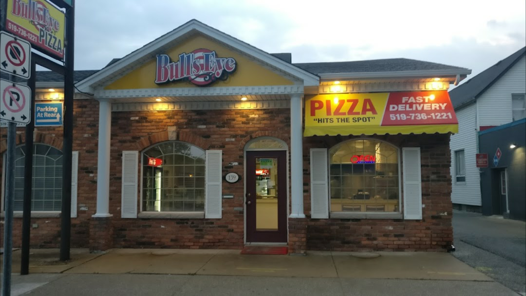 Bulls Eye Pizza Amherstburg | restaurant | 139 Sandwich St S, Amherstburg, ON N9V 1Z9, Canada | 5197361221 OR +1 519-736-1221