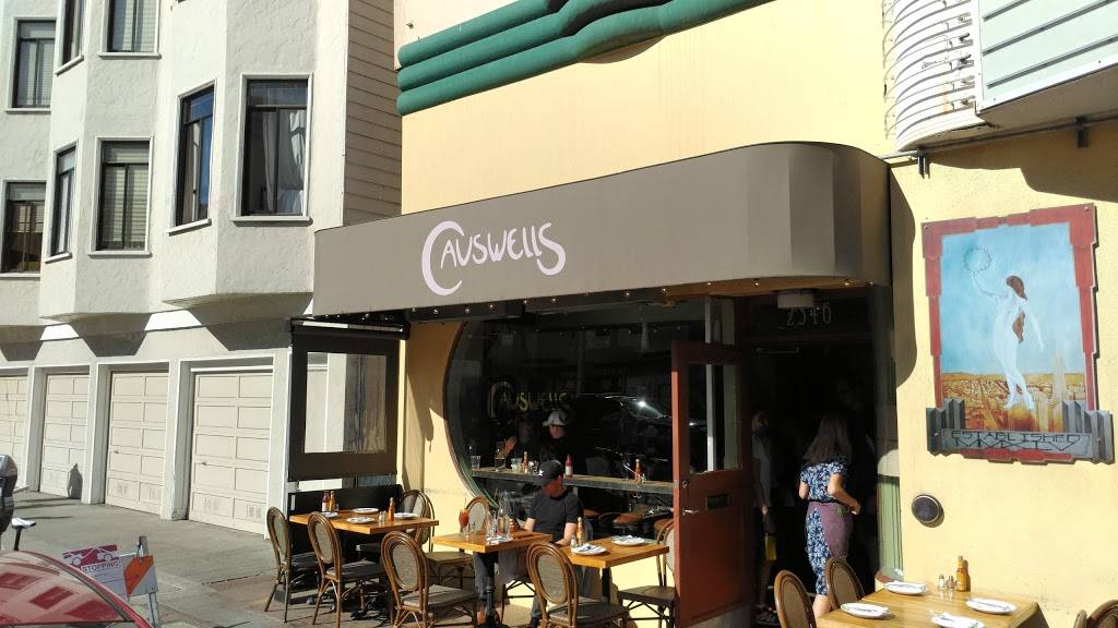 Causwells | restaurant | 2346 Chestnut St, San Francisco, CA 94123, USA | 4154476081 OR +1 415-447-6081