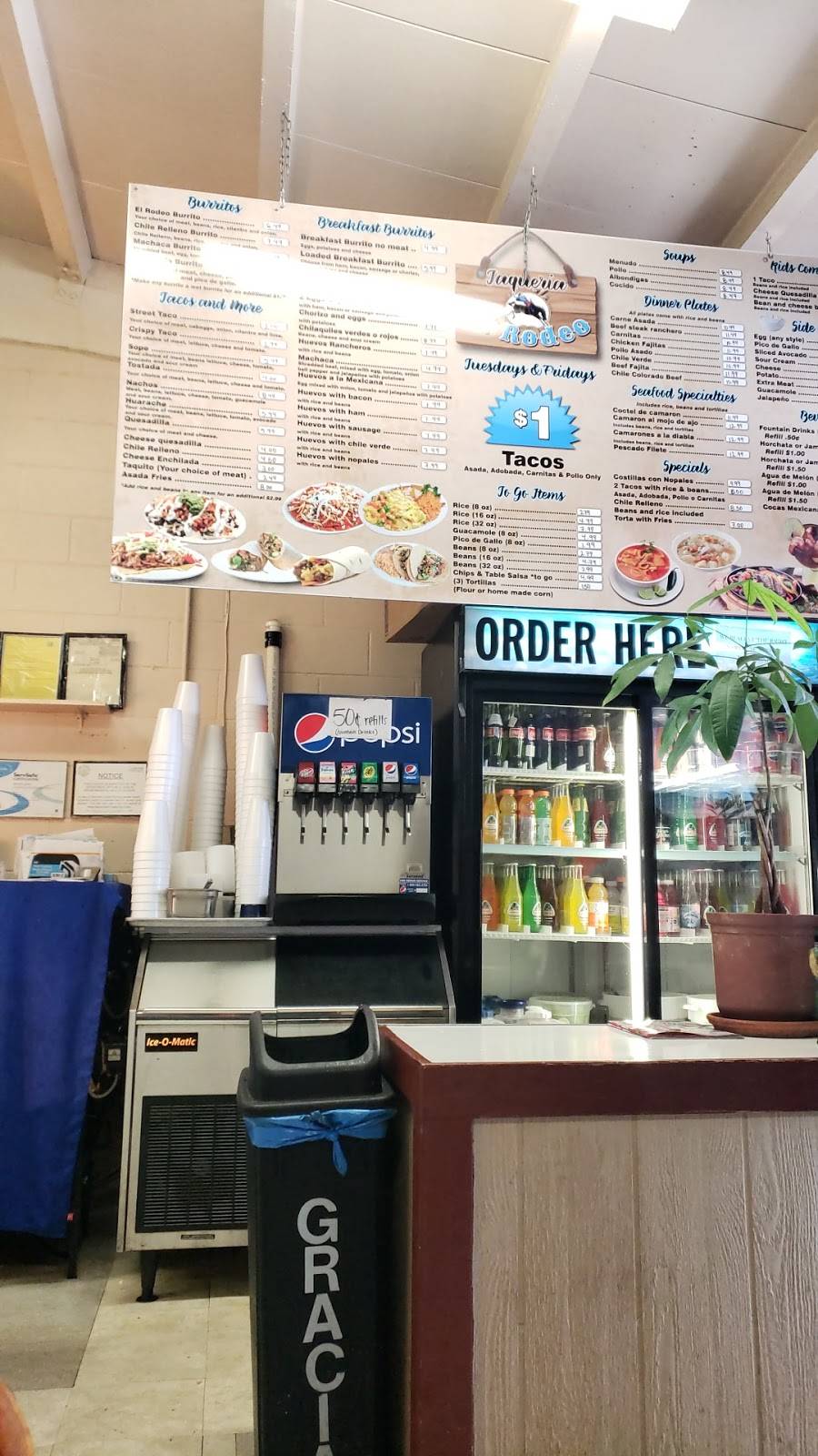 Taqueria El Rodeo | restaurant | 5591 E Griffith Way, Fresno, CA 93727, USA | 5592923844 OR +1 559-292-3844