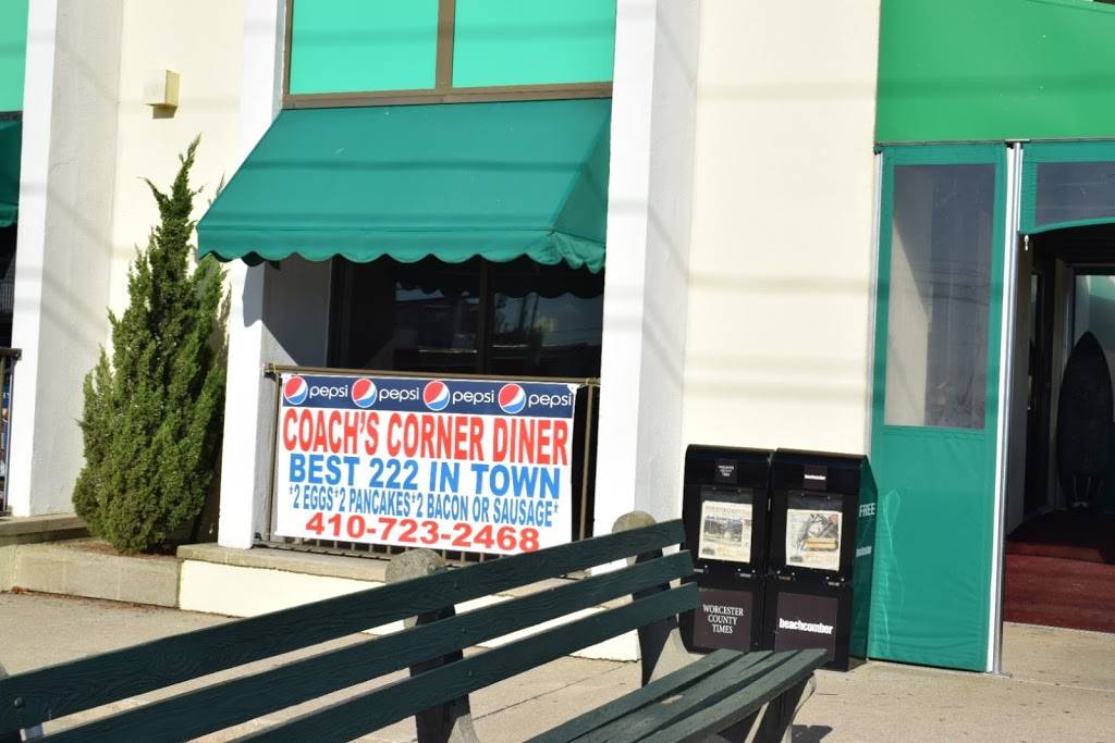 Coachs Corner Diner | restaurant | 7300 Coastal Hwy, Ocean City, MD 21842, USA | 4107232468 OR +1 410-723-2468