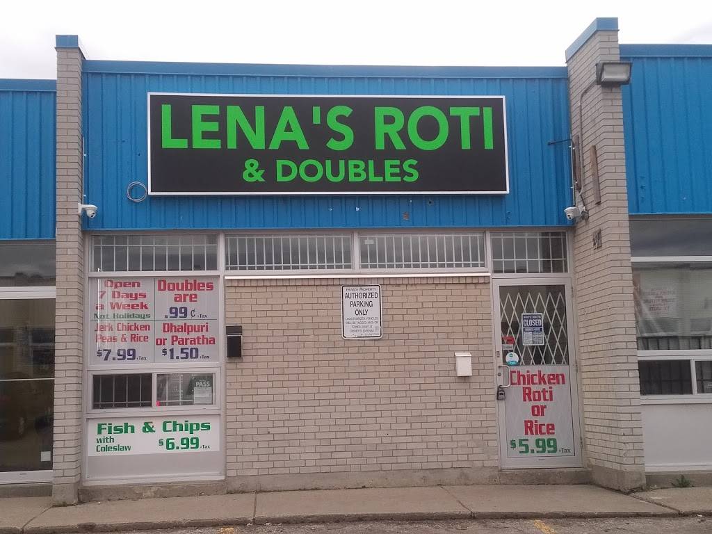 Lena’s Roti & Doubles | restaurant | 278 Eddystone Ave, North York, ON M3N 1H7, Canada | 6473447700 OR +1 647-344-7700