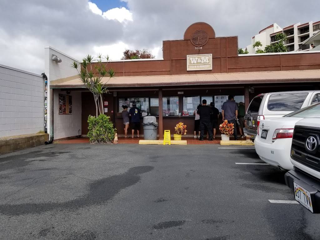 W & M Bar B-Q Burger | restaurant | 3104 Waialae Ave, Honolulu, HI 96816, USA | 8087343350 OR +1 808-734-3350