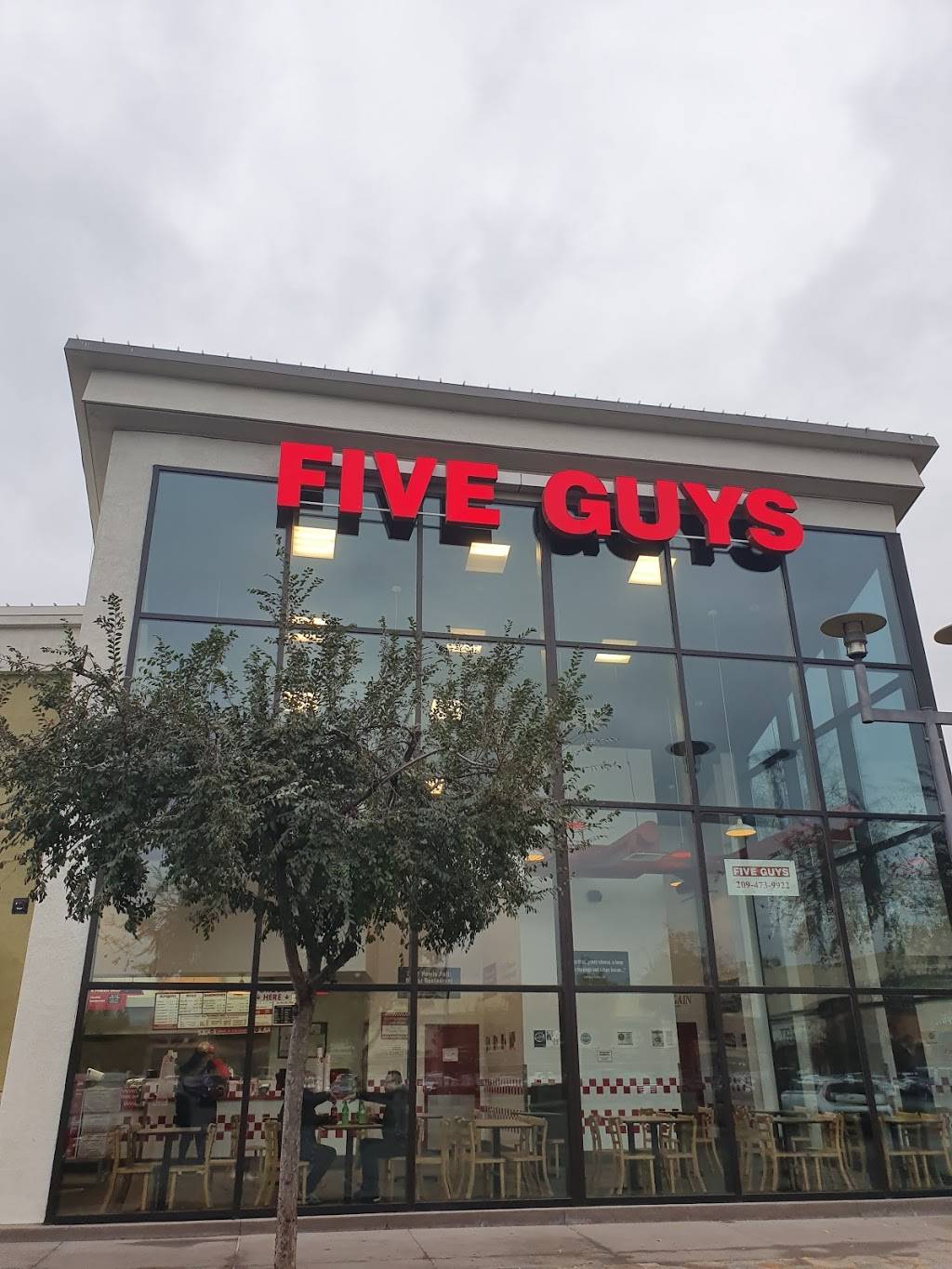 Five Guys | meal takeaway | 5633 Pacific Ave, Stockton, CA 95207, USA | 2094739922 OR +1 209-473-9922
