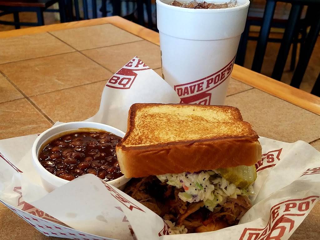 Dave Poes BBQ | restaurant | 660 Whitlock Ave SW, Marietta, GA 30064, USA | 7707922272 OR +1 770-792-2272