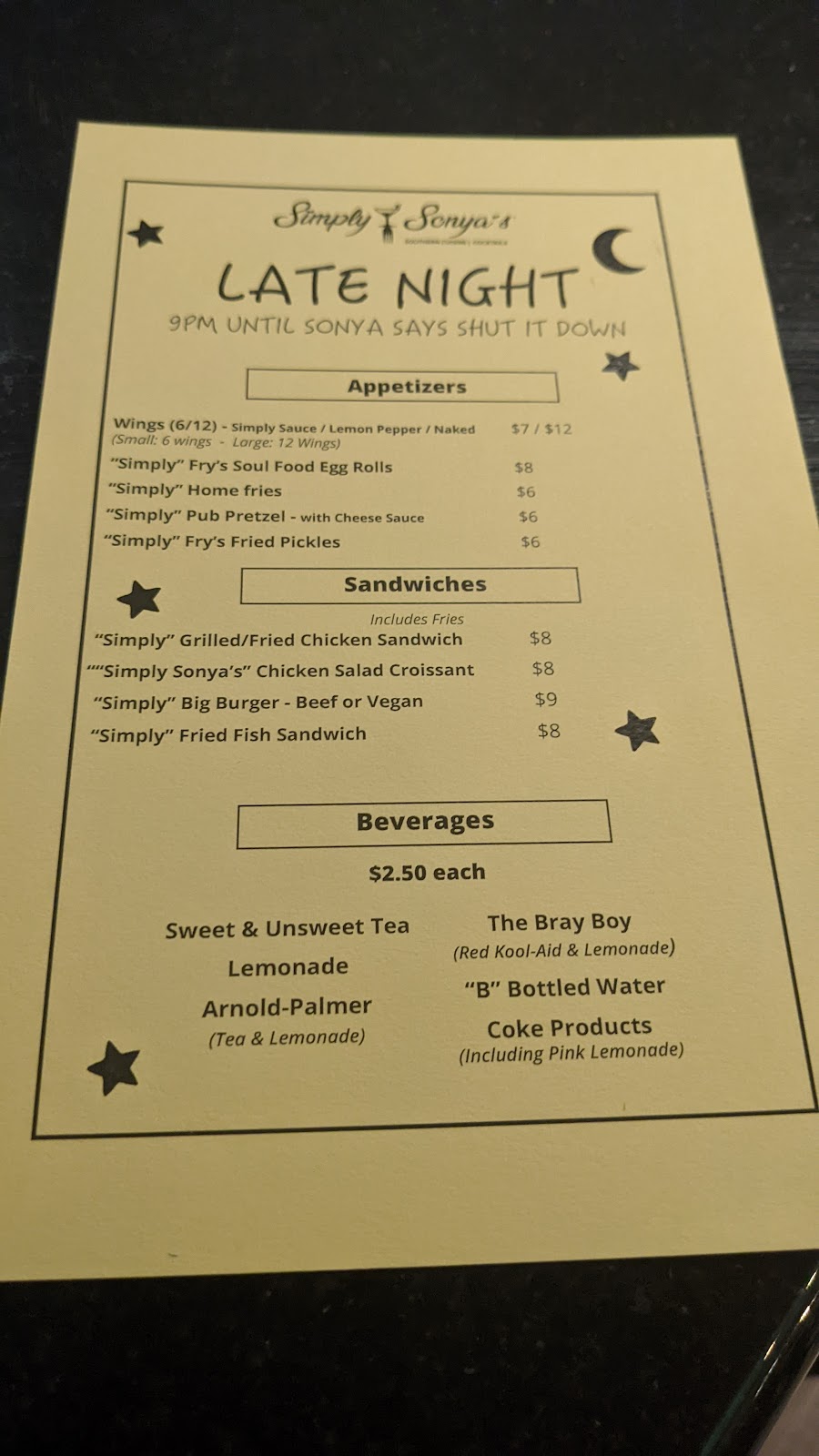 Simply Sonyas SOuthern Cuisine & Cocktails | restaurant | 3050 University Pkwy, Winston-Salem, NC 27105, USA | 3367777344 OR +1 336-777-7344