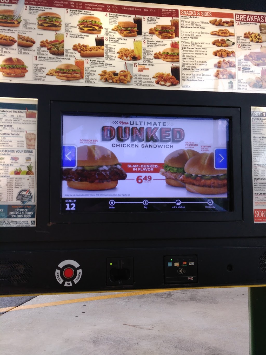 Sonic Drive-In | restaurant | 3151 W Michigan Ave, Pensacola, FL 32526, USA | 8509442501 OR +1 850-944-2501