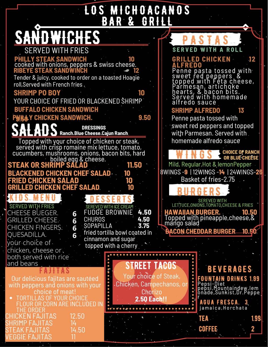 Los Michoacanos Restaurant | restaurant | 100 Ferry Rd, Columbiana, AL 35051, USA | 2056715277 OR +1 205-671-5277