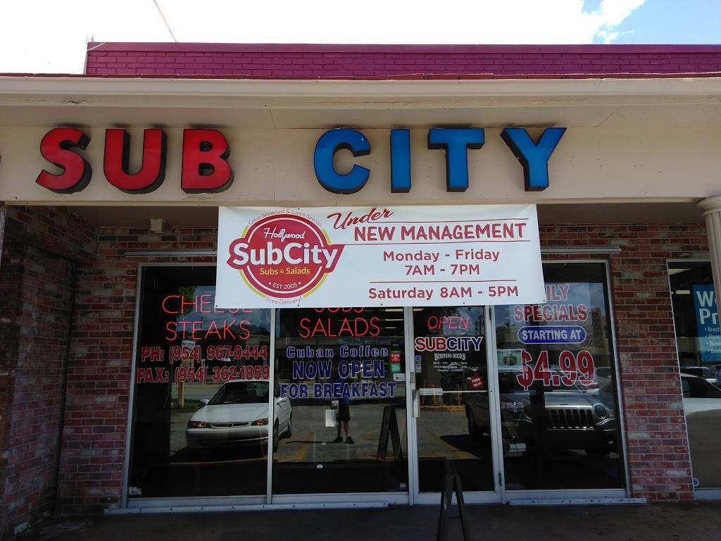 Sub City Hollywood | meal delivery | 4300 Hollywood Blvd, Hollywood, FL 33021, USA | 9549670444 OR +1 954-967-0444