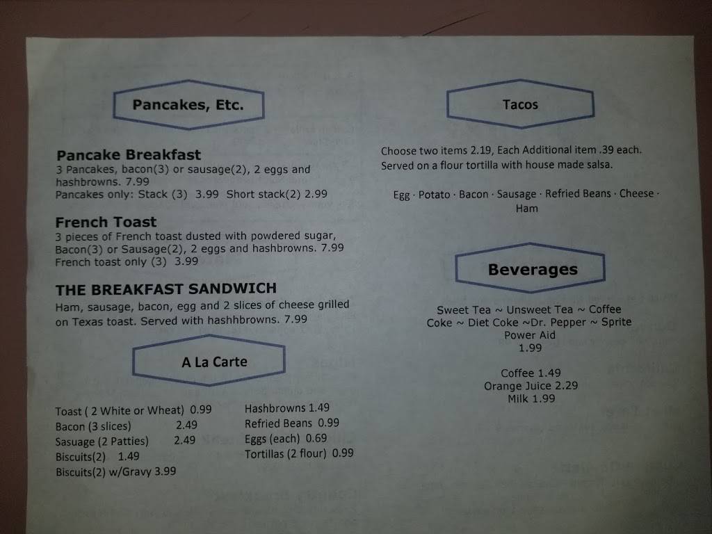 JS Cafe | restaurant | 408 N Franklin St, Holland, TX 76534, USA | 2542490087 OR +1 254-249-0087