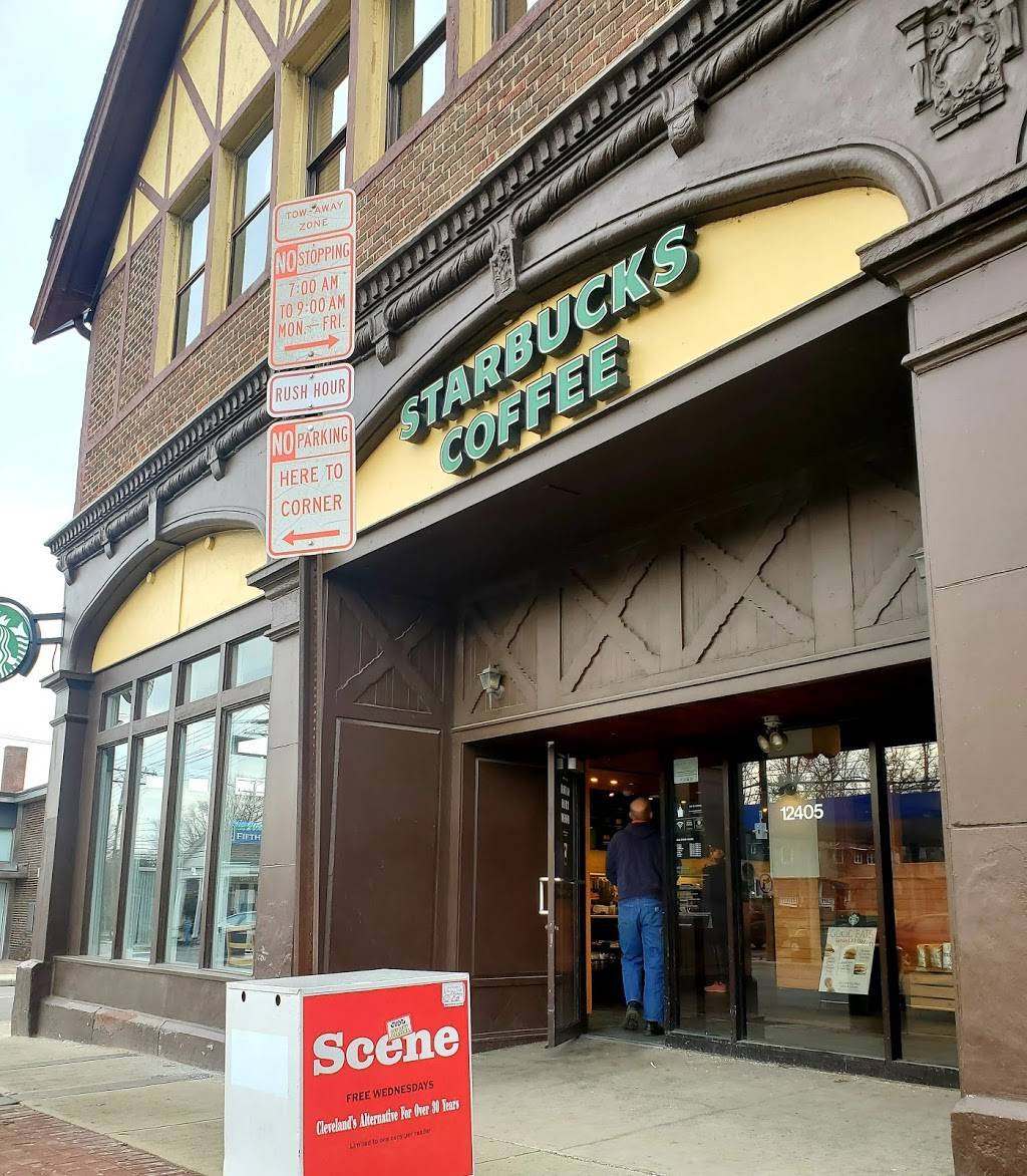 Starbucks | cafe | 12405 Cedar Rd, Cleveland Heights, OH 44106, USA | 2162295531 OR +1 216-229-5531