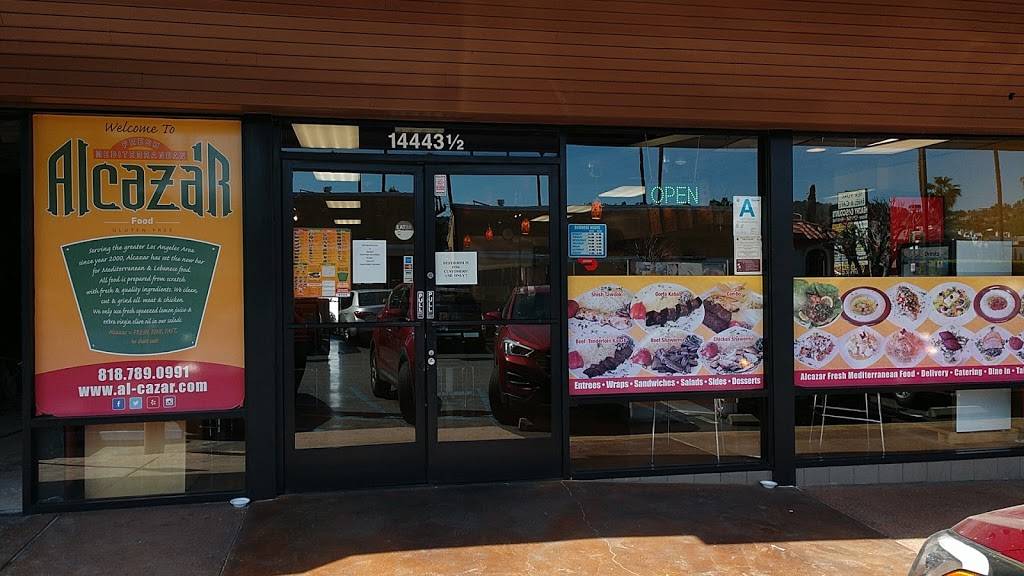 Alcazar Fresh Mediterranean Food | restaurant | 14443 1/2 Ventura Boulevard, Sherman Oaks, CA 91423, USA | 8187890991 OR +1 818-789-0991