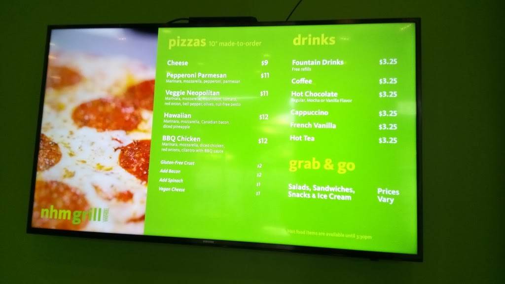 NHM Grill | restaurant | 900 Exposition Blvd, 900 Exposition Blvd, Los Angeles, CA 90007, USA | 2137633466 OR +1 213-763-3466