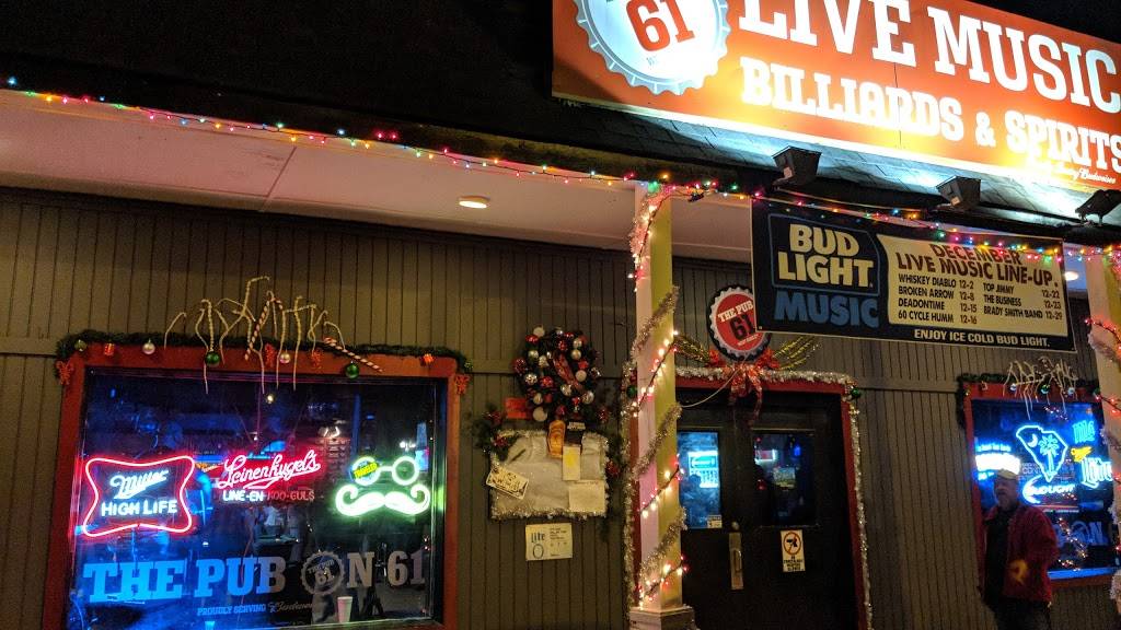 The Pub On 61 | restaurant | 2366 Ashley River Rd, Charleston, SC 29414, USA | 8437370072 OR +1 843-737-0072