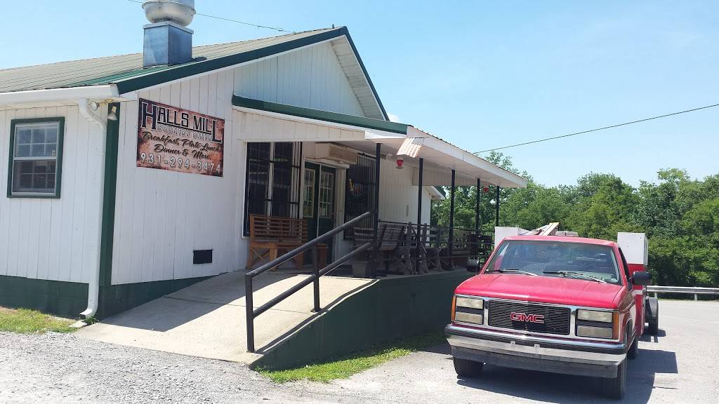 Halls Mill Country Diner | restaurant | 871 Halls Mill Rd, Unionville, TN 37180, USA | 9312943474 OR +1 931-294-3474