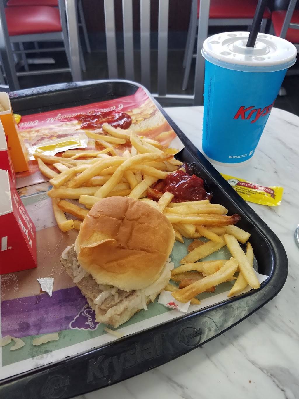 Krystal | meal takeaway | 307 Cherokee Blvd, Chattanooga, TN 37405, USA | 4232667228 OR +1 423-266-7228