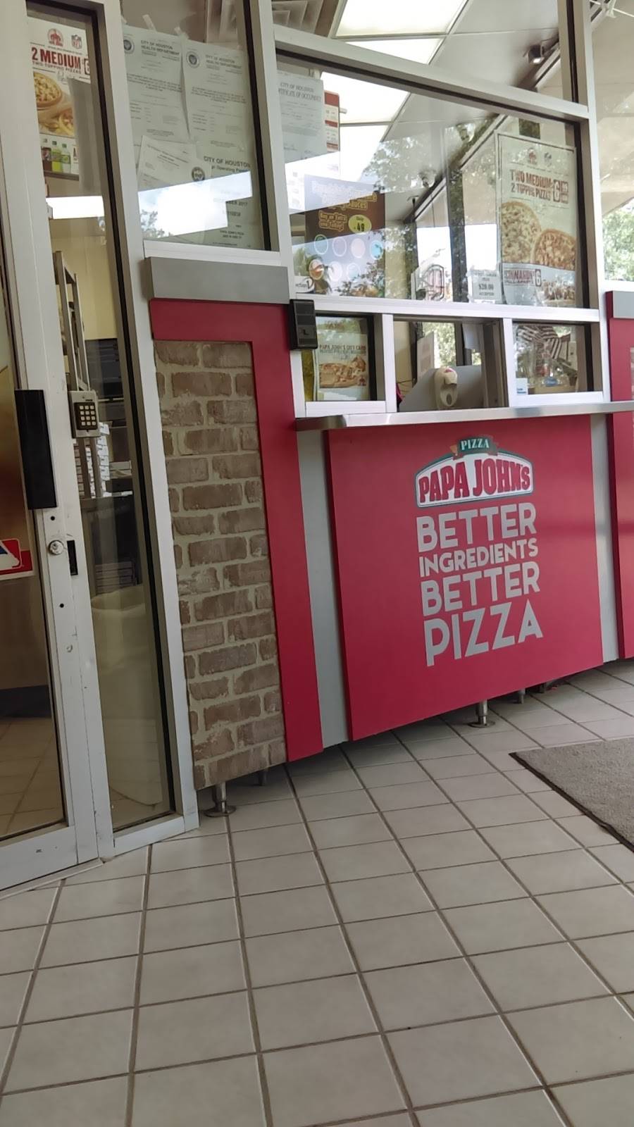 Papa Johns Pizza | restaurant | 6455 W 43rd St, Houston, TX 77092, USA | 7139571919 OR +1 713-957-1919
