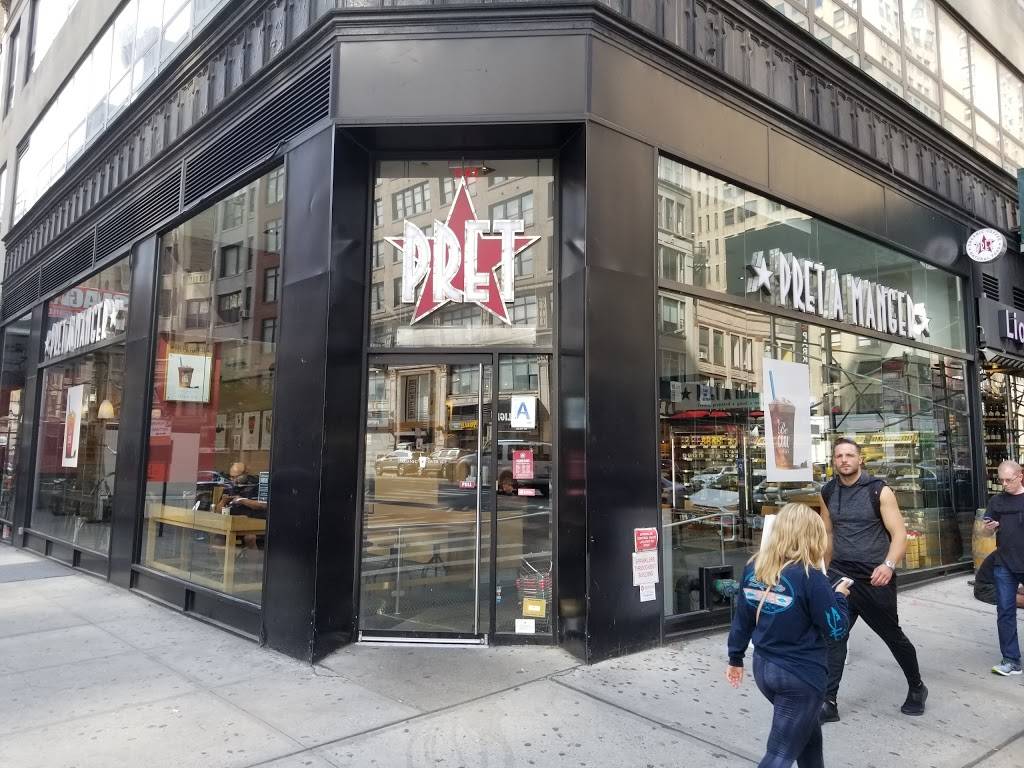 Pret A Manger | cafe | 342 7th Ave, New York, NY 10001, USA | 2125647579 OR +1 212-564-7579
