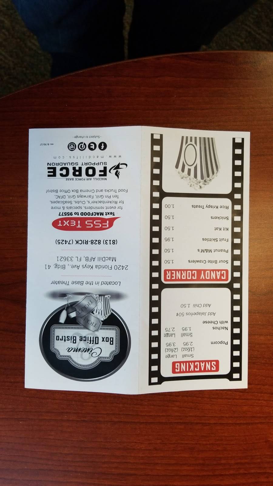 Cinema Box Office Bistro | restaurant | Tampa, FL 33621, USA | 8138400084 OR +1 813-840-0084