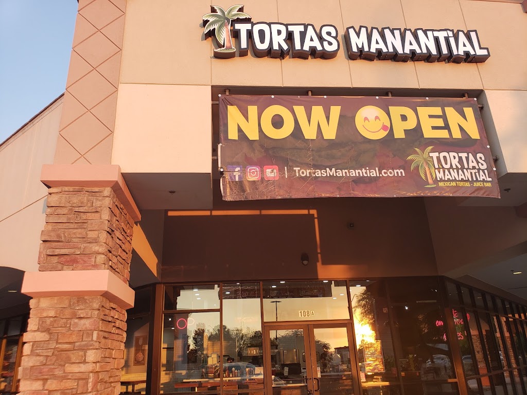 Tortas Manantial | restaurant | 11435 W Buckeye Rd A108, Avondale, AZ 85323, USA | 6234401030 OR +1 623-440-1030