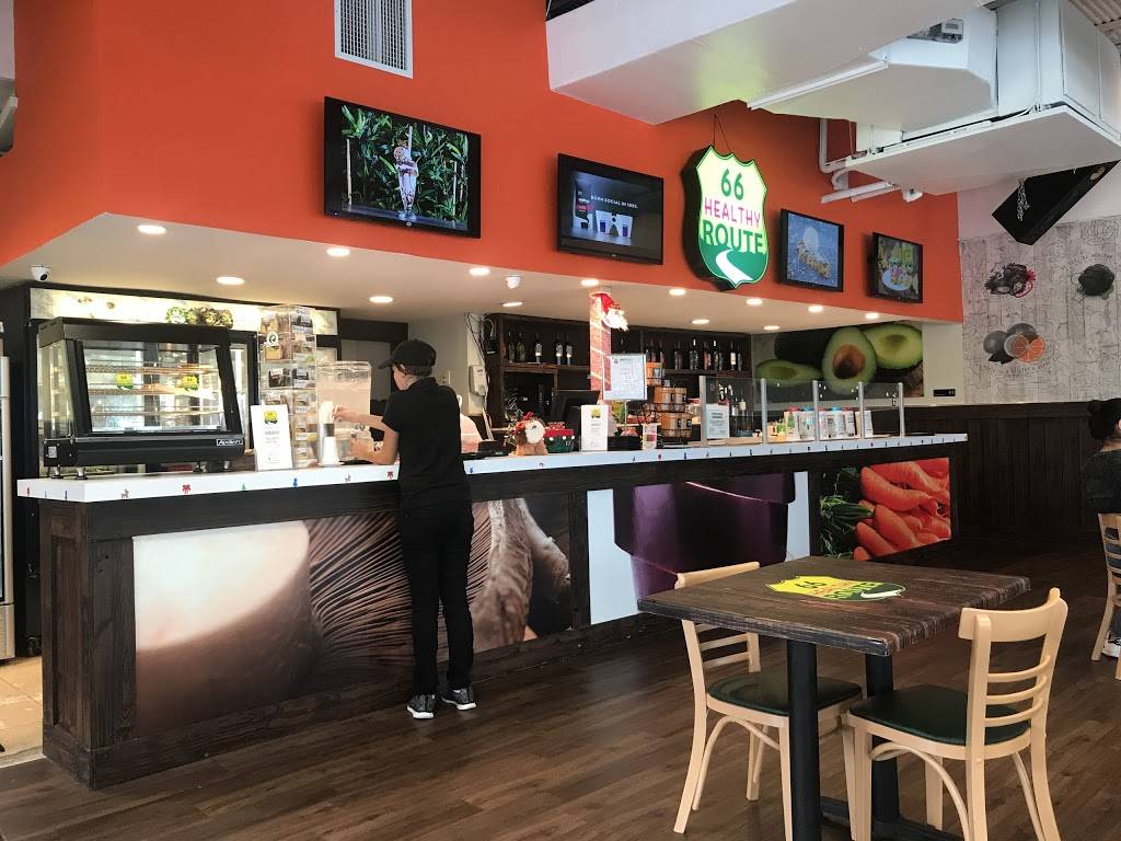 Healthy Route 66 Kendall | restaurant | 13816 SW 56th St, Miami, FL 33175, USA | 3052005239 OR +1 305-200-5239