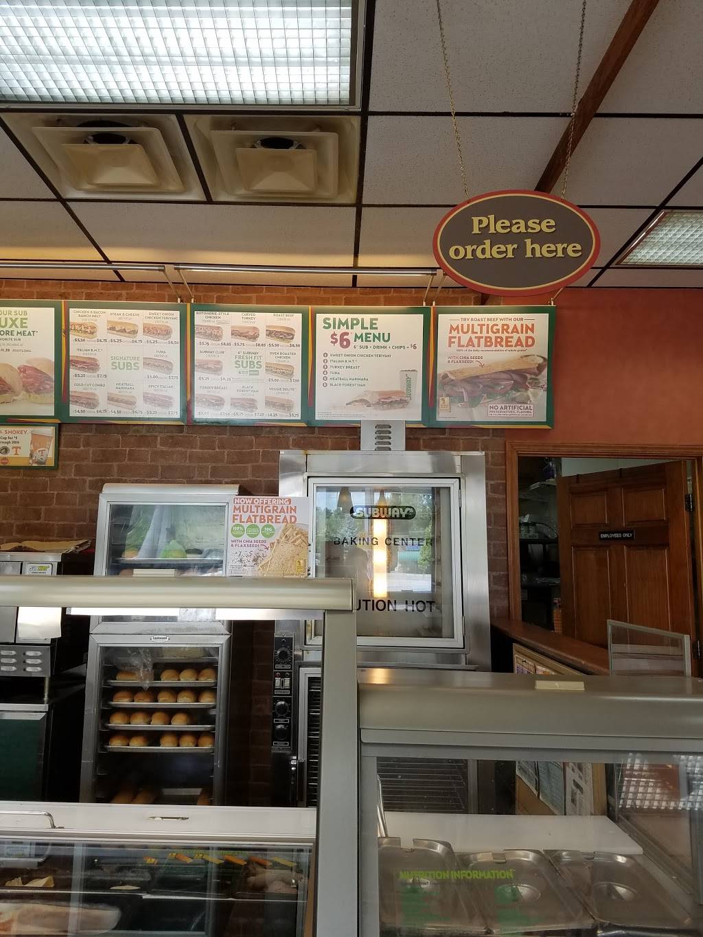 Subway | restaurant | 2695 Boones Creek Rd, Gray, TN 37615, USA | 4232826118 OR +1 423-282-6118