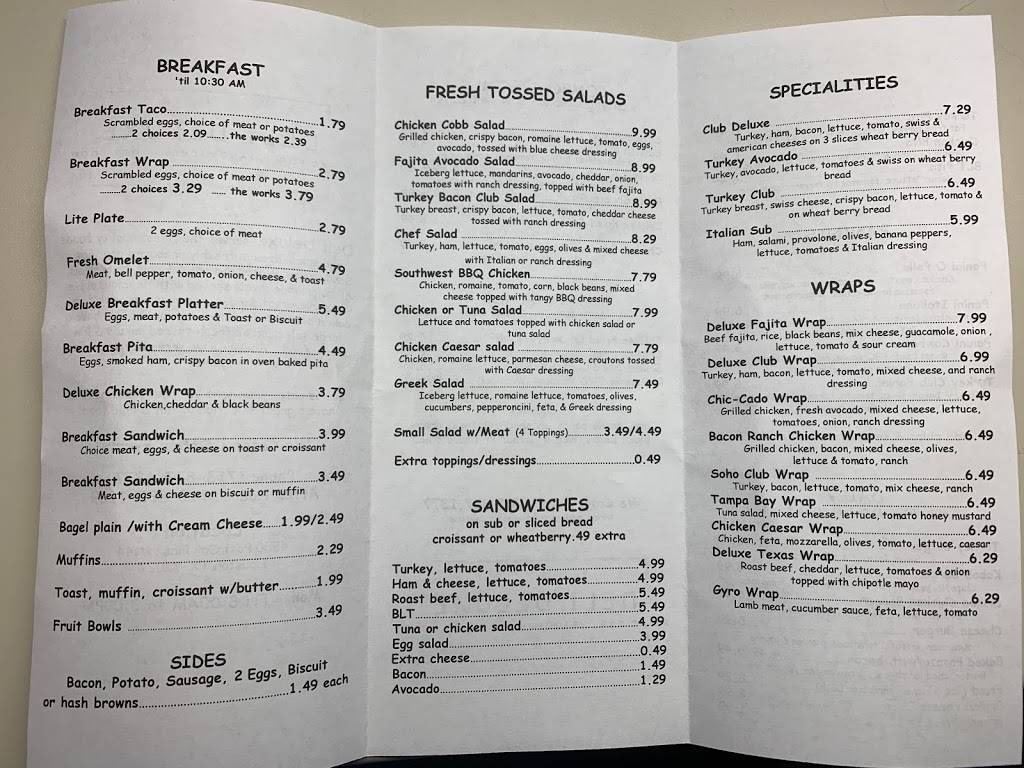 Deli Deluxe | restaurant | 4550 Post Oak Pl Dr UNIT 144, Houston, TX 77027, USA | 7138771377 OR +1 713-877-1377