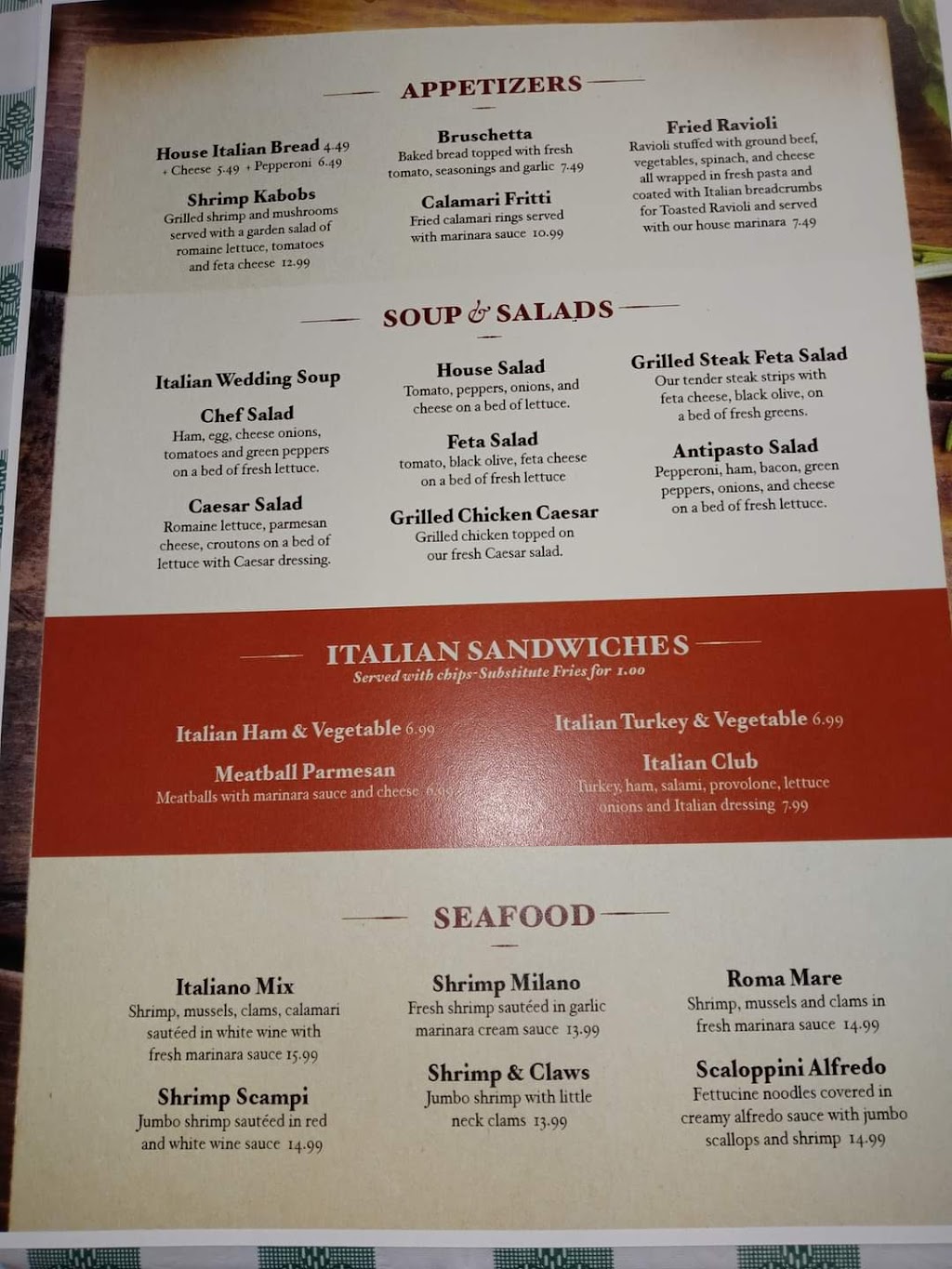 BenAmichis Italian Ristorante & Bar | restaurant | 310 N Lake Dr, Prestonsburg, KY 41653, USA | 6065064322 OR +1 606-506-4322