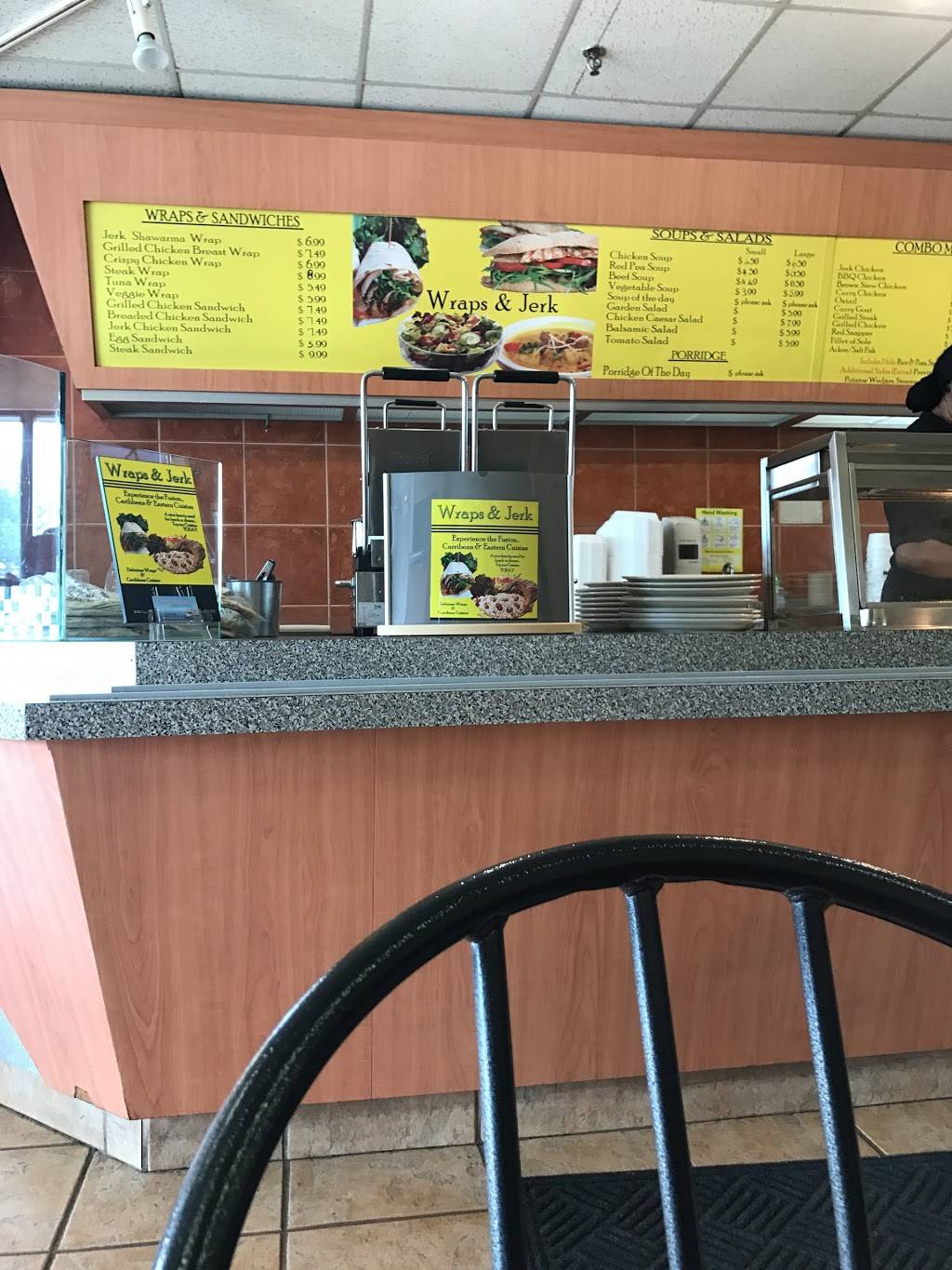 Wraps & Jerk | restaurant | 1046 Finch Av W, North York, ON M3J 2E2, Canada | 4166610920 OR +1 416-661-0920