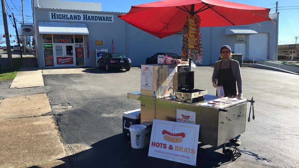 Hots and Brats | meal takeaway | 219 E Spring St, Cookeville, TN 38501, USA | 6155387692 OR +1 615-538-7692