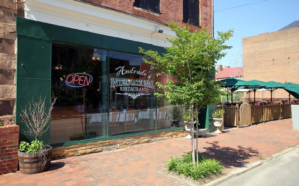 Andrades International Restaurant | restaurant | 7 Bollingbrook St, Petersburg, VA 23803, USA | 8047220344 OR +1 804-722-0344