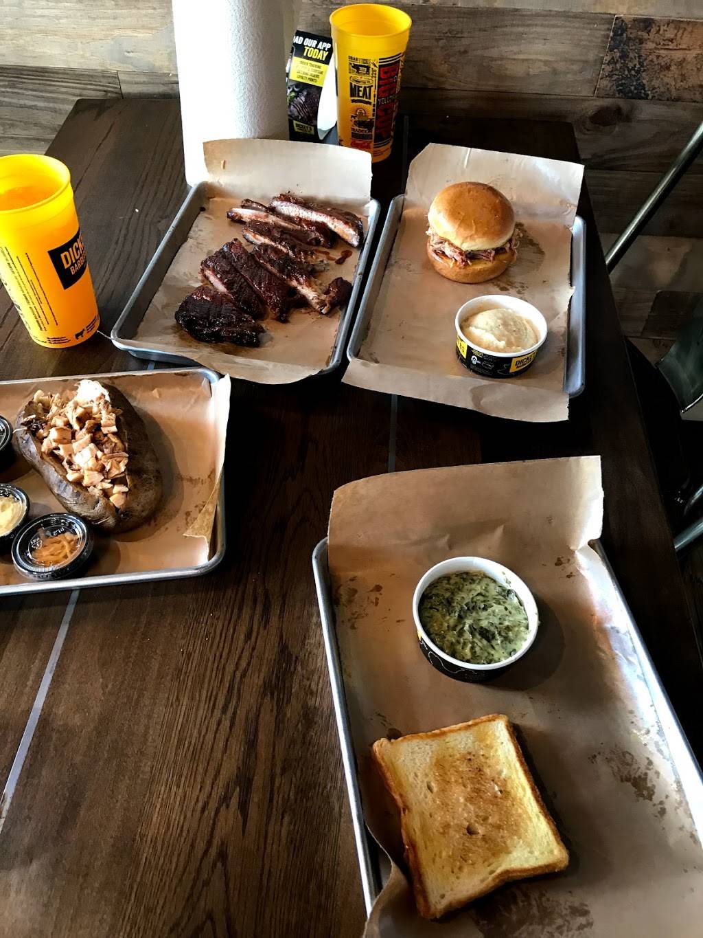 Dickeys Barbecue Pit | restaurant | 1102 Parkside Main St, Cary, NC 27519, USA | 9193420212 OR +1 919-342-0212