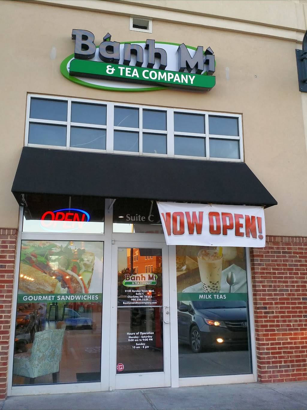 Banh Mi and Tea Company | cafe | 2130 Ayrsley Town Blvd, Charlotte, NC 28273, USA | 9802265239 OR +1 980-226-5239