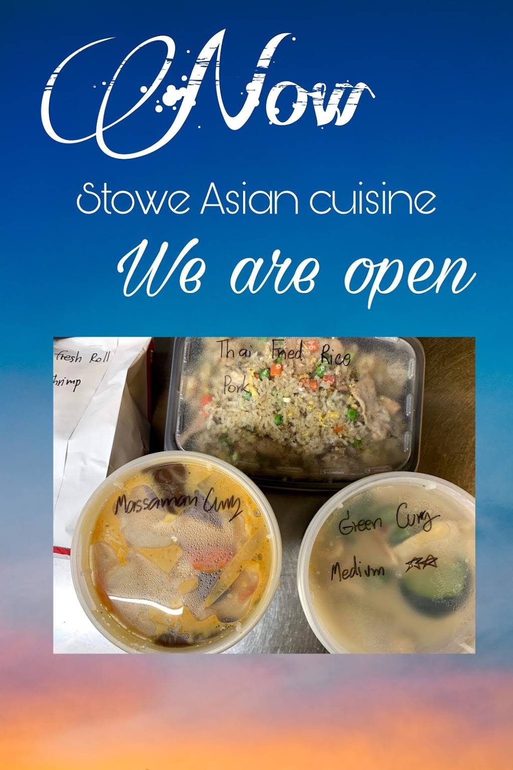 Stowe Asian Cuisine | restaurant | 504 Mountain Rd, Stowe, VT 05672, USA | 8022536000 OR +1 802-253-6000