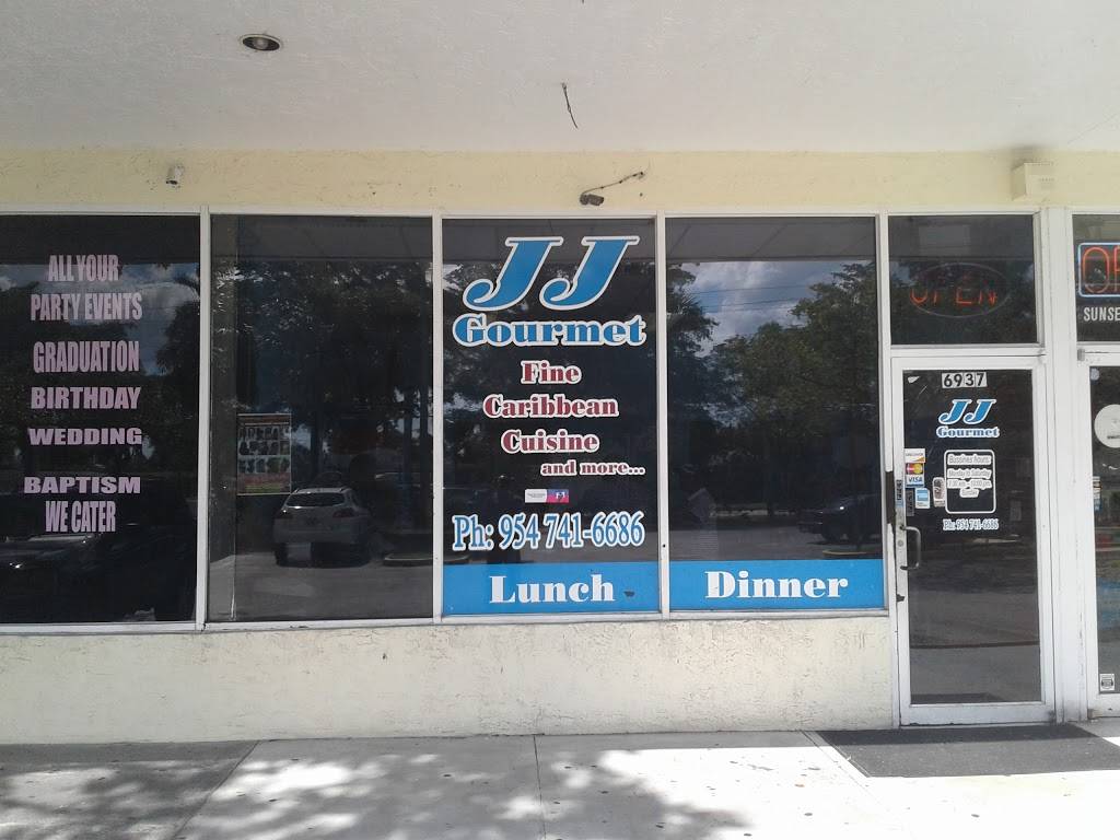 J J Gourmet | restaurant | 6937 Sunset Strip, Sunrise, FL 33313, USA | 9547416686 OR +1 954-741-6686
