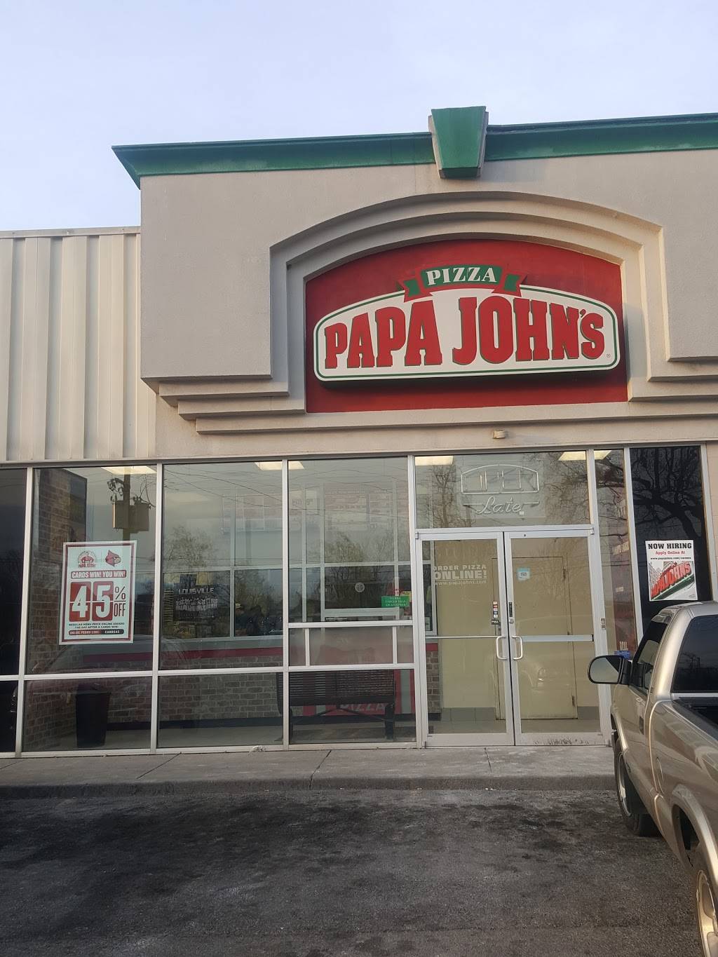 Papa Johns Pizza | restaurant | 2111 W Broadway, Louisville, KY 40211, USA | 5027748555 OR +1 502-774-8555