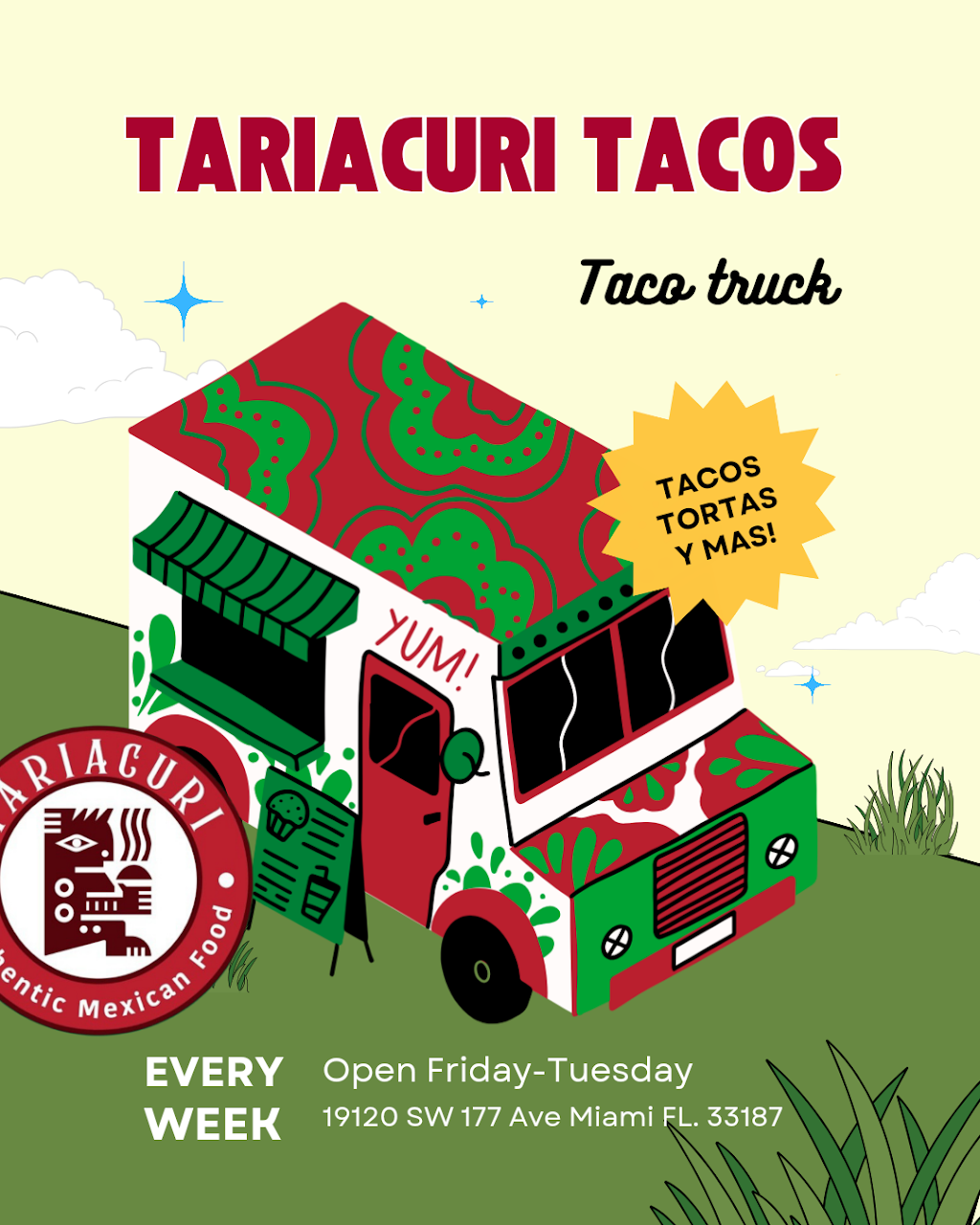 Tariacuri Tacos | restaurant | 19120 SW 177th Ave, Miami, FL 33187, USA | 3053396501 OR +1 305-339-6501