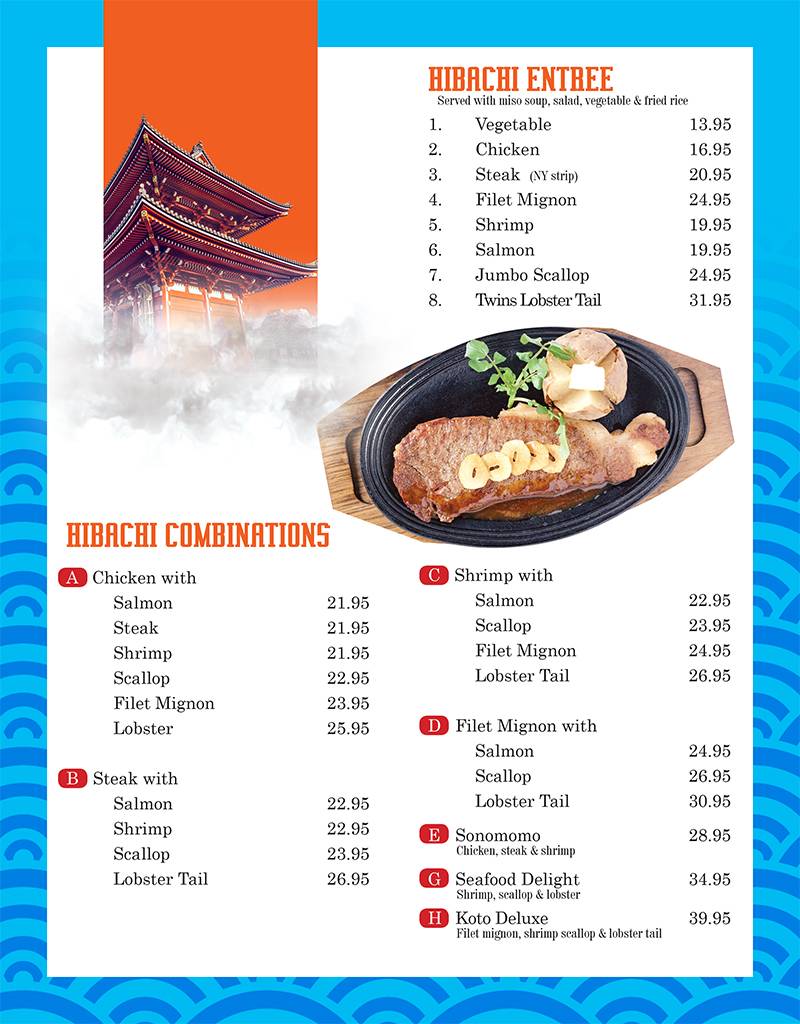 koto grill | restaurant | 1830 NE Pine Island Rd Ste 155, Cape Coral, FL 33909, USA | 2397721965 OR +1 239-772-1965