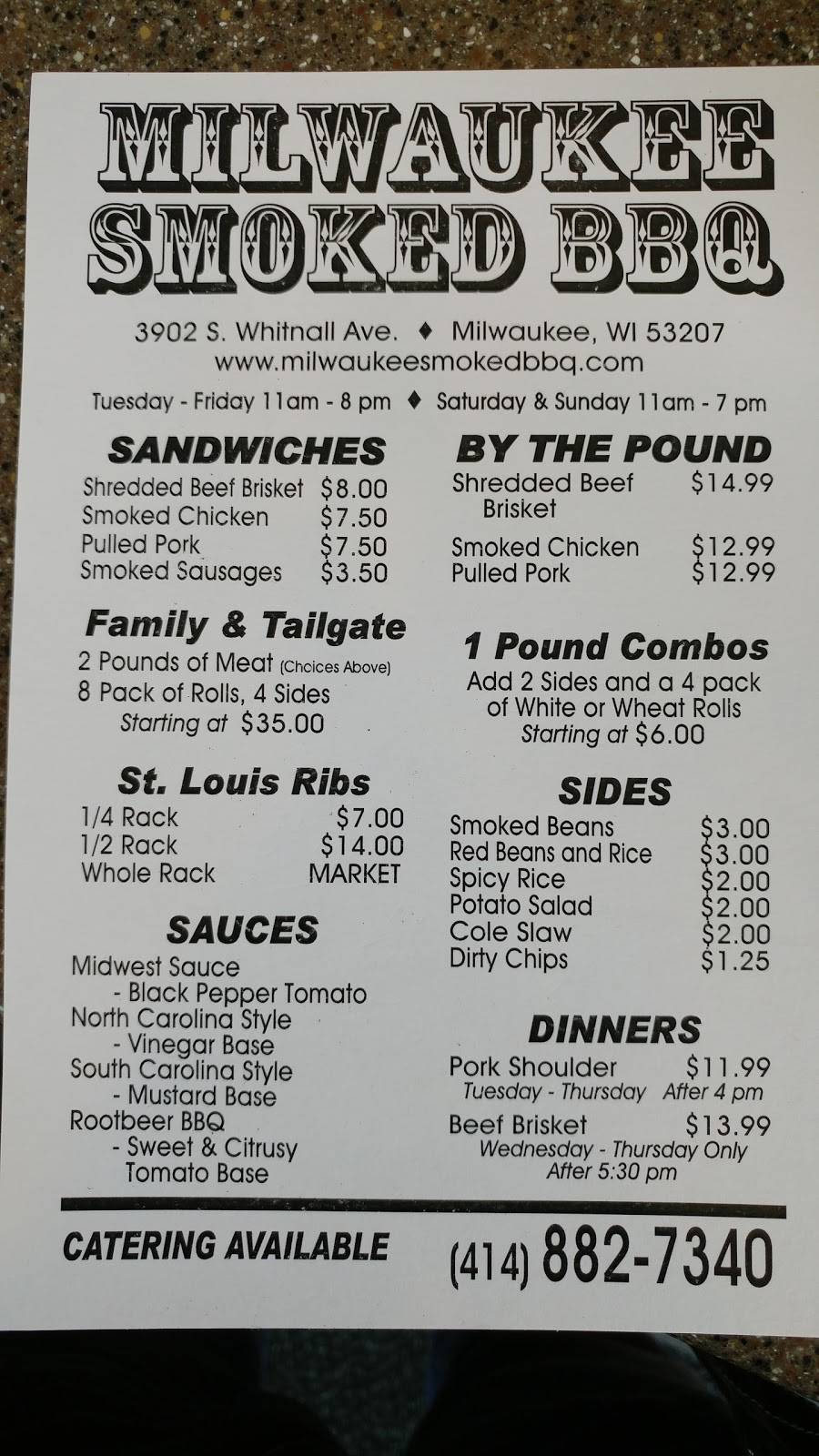 Donnies Milwaukee Smoked BBQ | restaurant | 3902 S Whitnall Ave, Milwaukee, WI 53207, USA | 4148827340 OR +1 414-882-7340