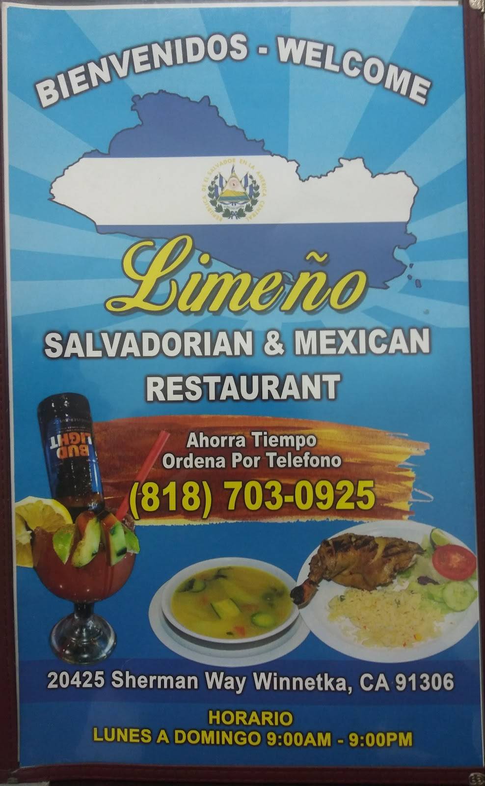 Restaurante Limeño | restaurant | 20425 Sherman Way, Winnetka, CA 91306, USA | 8187030925 OR +1 818-703-0925