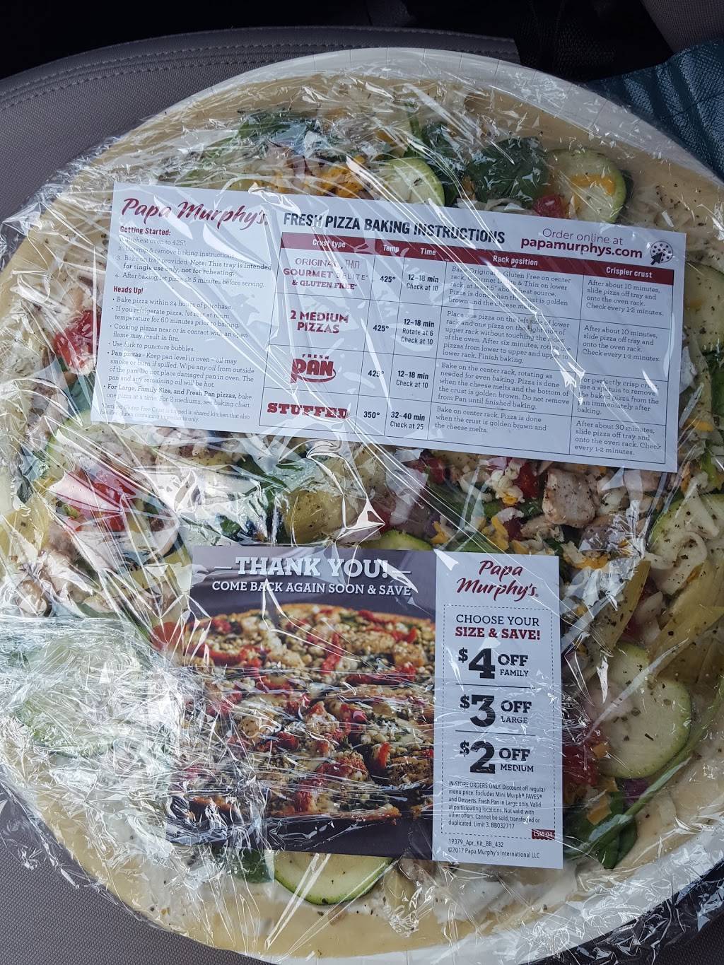 Papa Murphys Take N Bake Pizza | meal takeaway | 2300 Harbor Blvd n7, Costa Mesa, CA 92626, USA | 9496462253 OR +1 949-646-2253