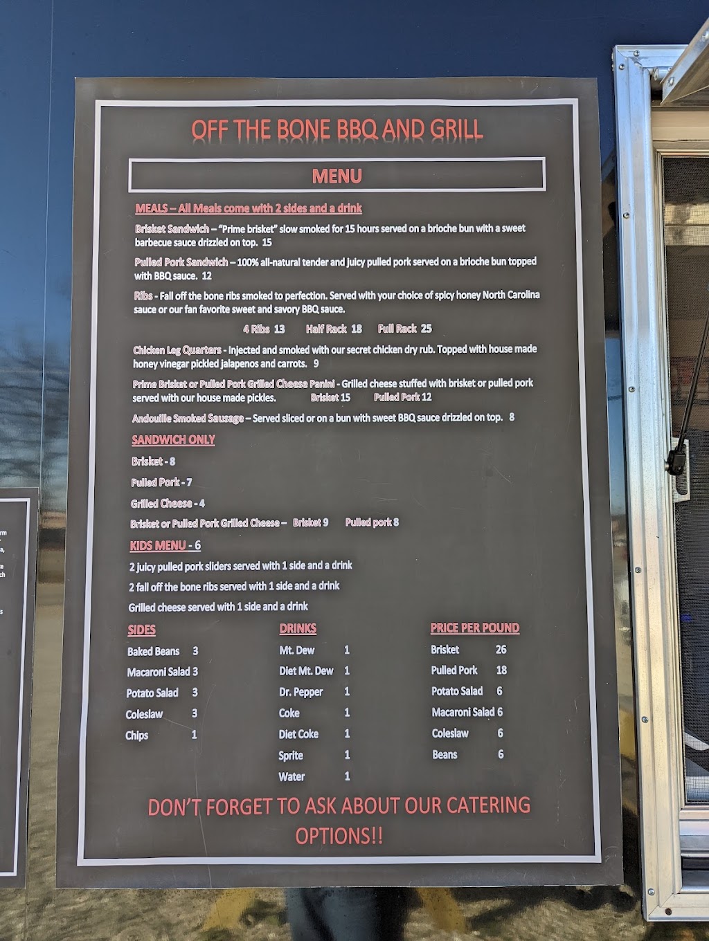 OFF THE BONE BBQ GRILL | restaurant | 301 VFW Memorial Dr, St Robert, MO 65584, USA | 5733082296 OR +1 573-308-2296