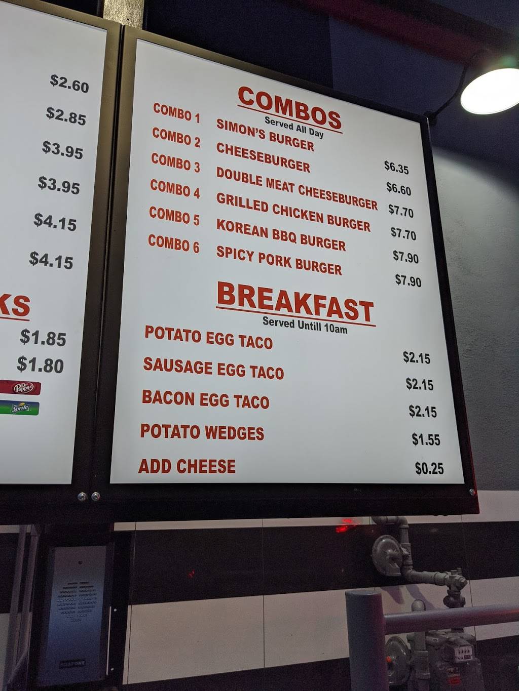 Simons Burger | restaurant | 4507 E Martin Luther King Jr Blvd Bldg 2, Austin, TX 78721, USA | 5123635197 OR +1 512-363-5197