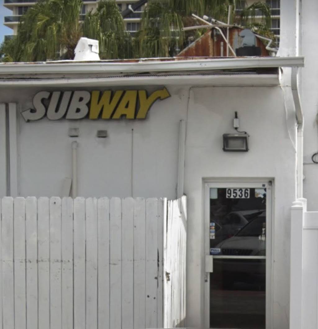 Subway | restaurant | 9536 Harding Ave, Surfside, FL 33154, USA | 3058662033 OR +1 305-866-2033