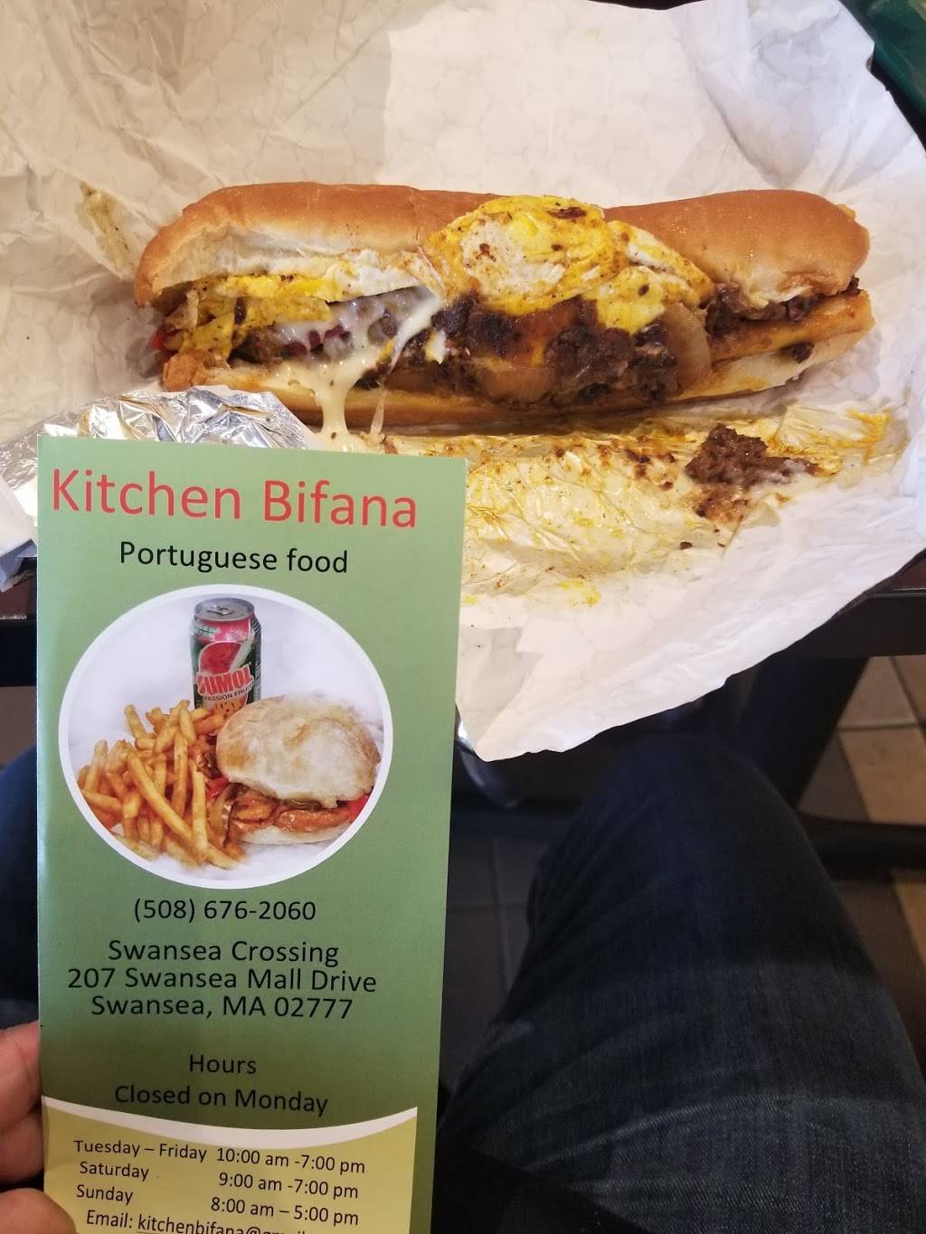 Kitchen Bifana | restaurant | 207 Swansea Mall Dr #1328, Swansea, MA 02777, USA | 5086762060 OR +1 508-676-2060